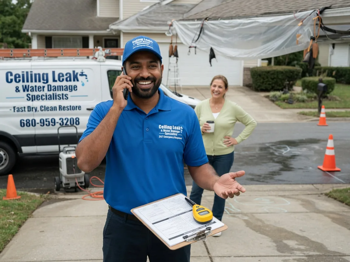 Ceiling Leak Cleanup Medora, IN FAQs